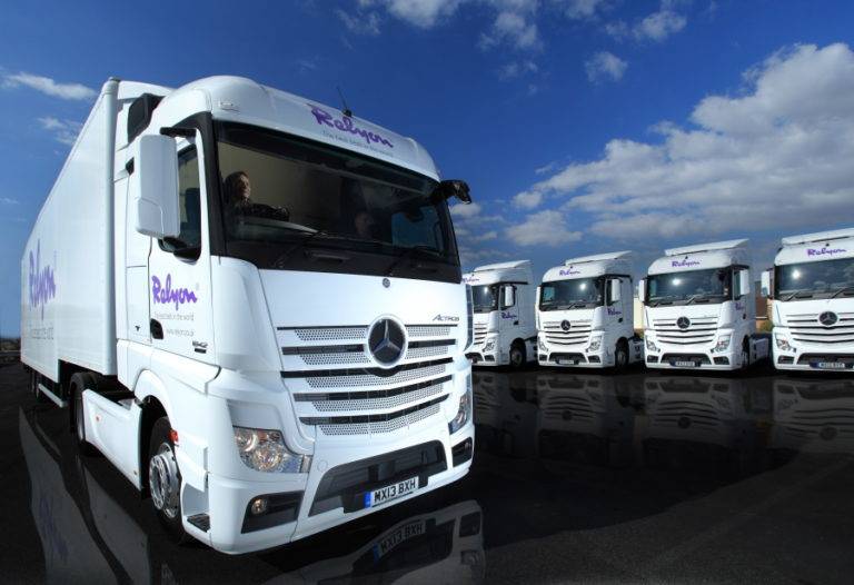 Transport and logistics vehicle livery and signage