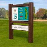 isitwood golf sign golf course sign