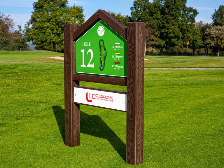 Golf Club & Course Signage | Mow-over Tee Signs