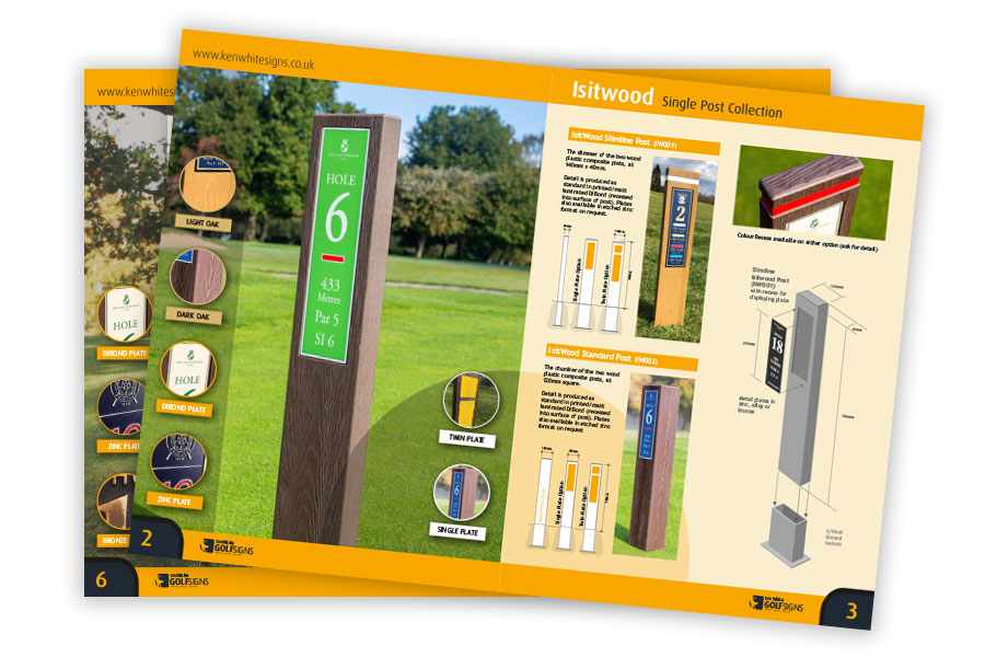 Golf Single Posted Brochure