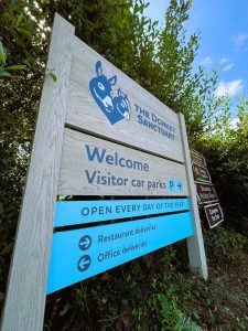 Donkey Sanctuary - Welcome Sign 