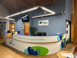 Lords Meadow Leisure Centre New Front Desk Signage