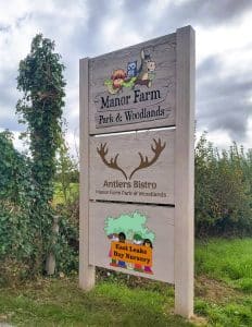 Manor Farm Millboard Entrance Sign