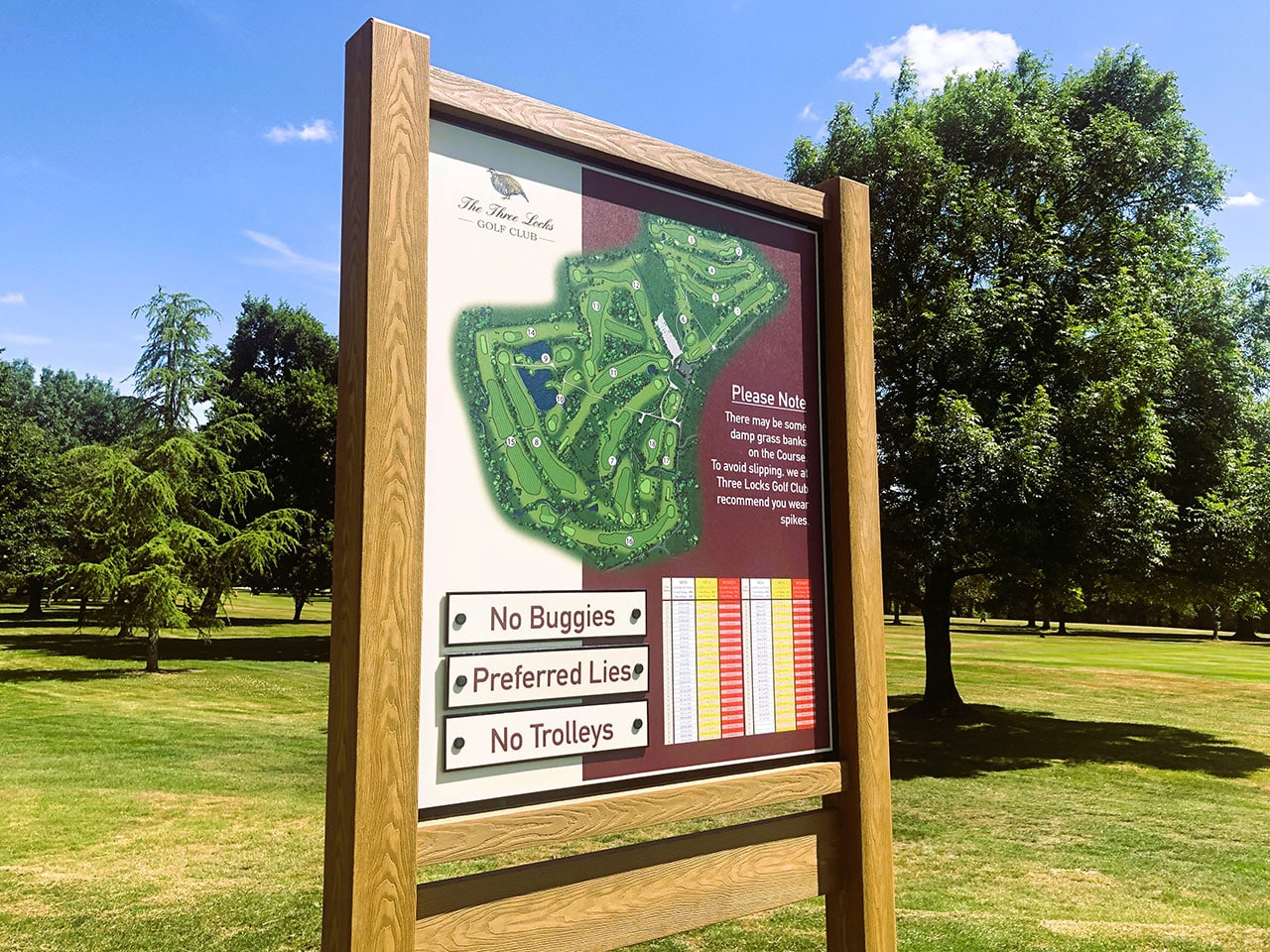 Quality Golf Club & Course Signs to Enhance the Golf Experience